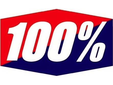 100% Brille 100% Racecraft 2 Yellow (Klare Anti-Fog-Scheibe, Lt 88%-92% + 10 Abreißfolien) (Neu)