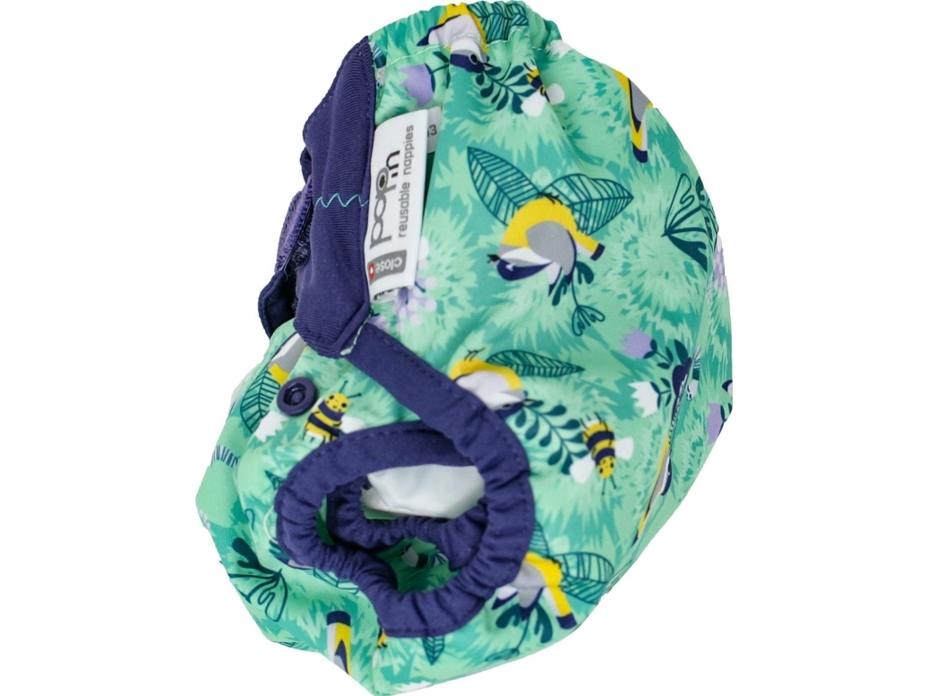 Close Caboo blöjor Wrap, återanvändbar blöja med tupplurar Round the Garden 3-16 kg, 1 st. | Rengöring - Personlig vård - Personlig vård | GameStuff