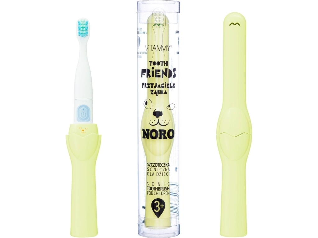 Vitammy Sonic Toothbrush Tooth Friends Noro Yellow