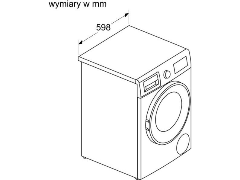 Pesukone Pesukone-kuivausrumpu BOSCH WNA13401PL