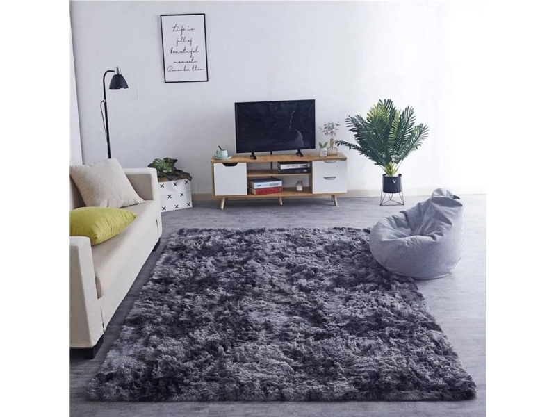 Strado tæppe Ombre Shaggy 160x220 OmbreGrey (mørkegrå) – universel