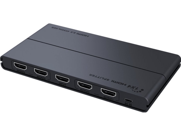 Premiumcord Premiumcord Hdmi 2.0 Splitter 1-4 Anschlüsse, 4K X 2K/60Hz, Full Hd, 3D, Hdr Unterstützung