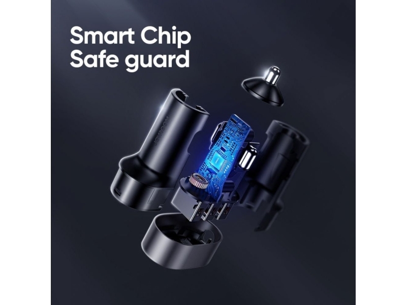 Joyroom snabb billaddare 5x USB 6.2 A med förlängningskabel svart (JR-CL03) | Datorkomponenter - Grafikkort & Tilbehör - USB-grafikkort | GameStuff