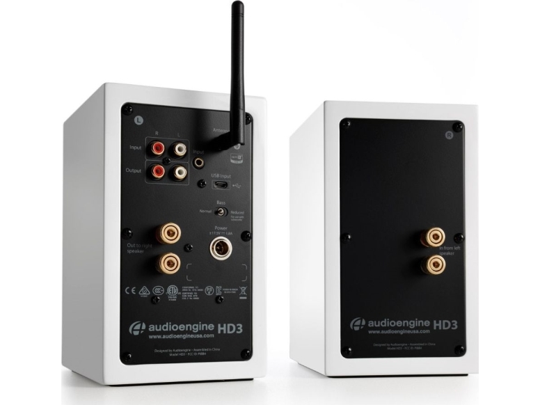 Audioengine HD3, 2.0 kanaler, Kabel & Trådlös, 15 W, 65 - 22000 hz, Vit | TV, Ljud & Bild - Högtalare - Inbyggnadshögtalare | GameStuff