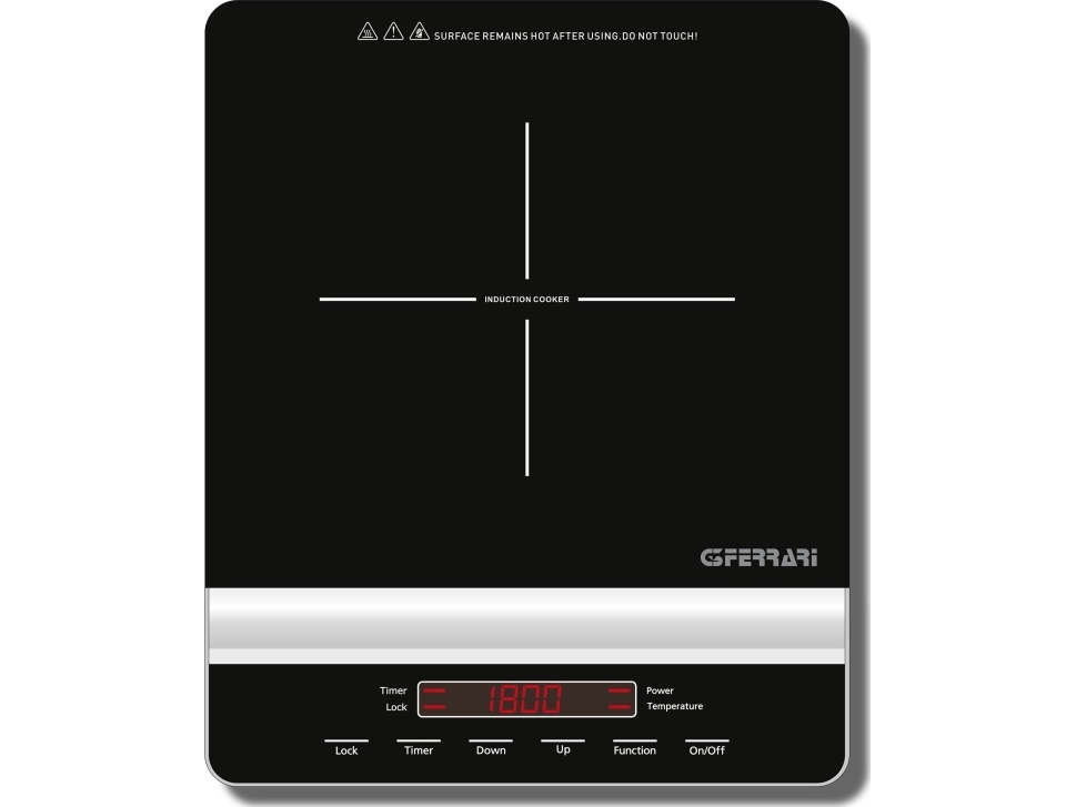 G3 Ferrari Dinamiko, Svart, Bordsskiva, 29.5 cm, Zoninduktionshäll, 1 zon(er), 1 zon(er) | Vitvaror - Spishäll - Fristående hällar | GameStuff