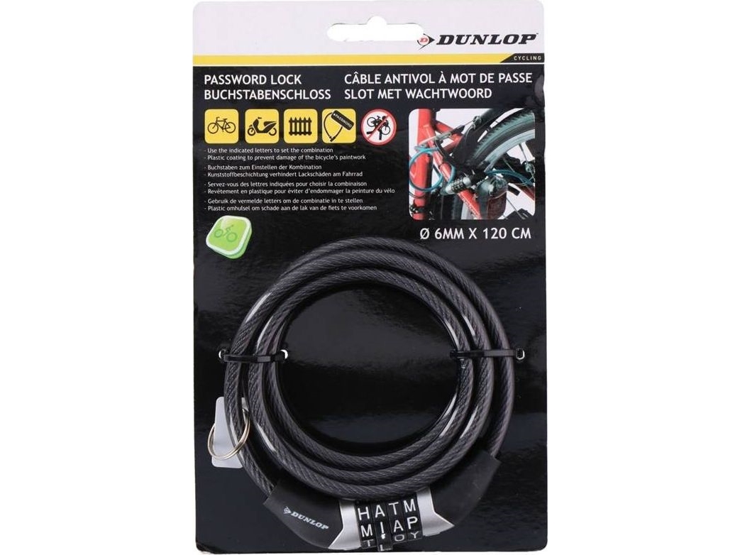 Dunlop Dunlop - Cykell&aring;s med kombination (svart)