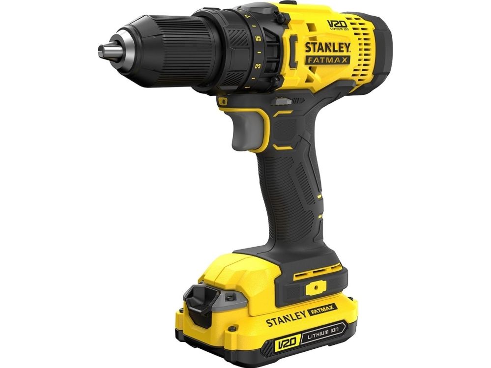 Stanley akumuliatorinis gręžtuvas-suktuvas 18V 2x1,5Ah [SFMCD700C2K-QW] | Elverktyg - Prof. Akku verktyg - Borrmaskiner & Skruvdragare | GameStuff