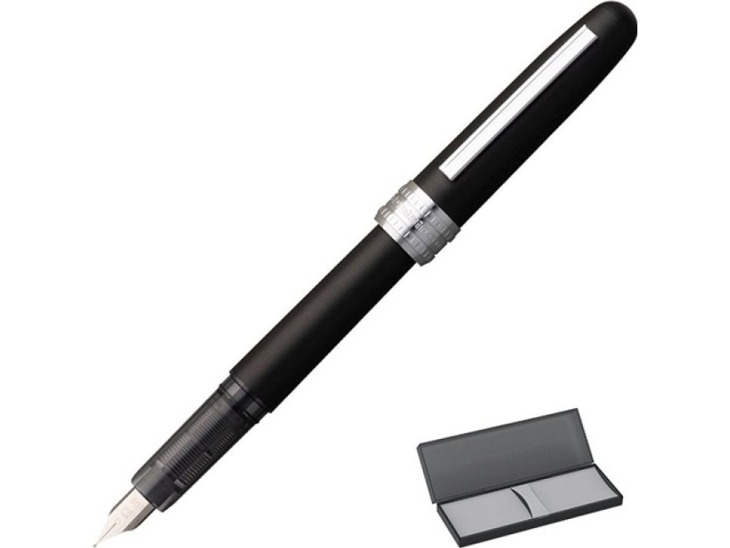 Platinum Pióro Wieczne Plaisir Black, Sort