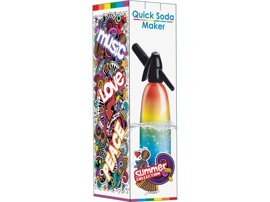 Art Saturator water trap QUICK SODA SA-01 rainbow 1L - summer edition | Köksapparater - Juice, is och vatten - Sodastream | GameStuff