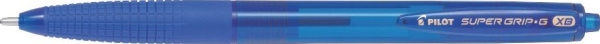 Pilot Super Grip G Retractable, Påfyllnadsbar, Blå | Skrivredskap - Kulspetspennor & Reservoarpennor - Kulspetspennor med tryckknapp | GameStuff