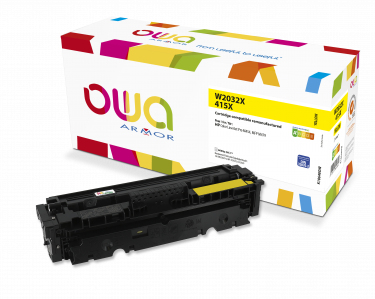 Owa - Høj Kapacitet - Gul - Kompatibel - Boks - Genproduceret - Tonerpatron (Alternativ Til: Hp W2032x) - For Hp Color Laserjet Enterprise M455, Mfp