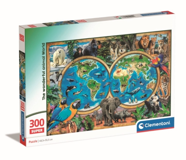 Puslespil The Wonderful Animal World, 300 Brikker