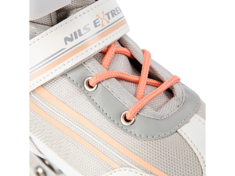 Nils Extreme NH18190 rullskridskor med utbytbar skida justerbar vit r. 34-38 | Utomhusleksaker - Gå / Löpande fordon - Inlines | GameStuff