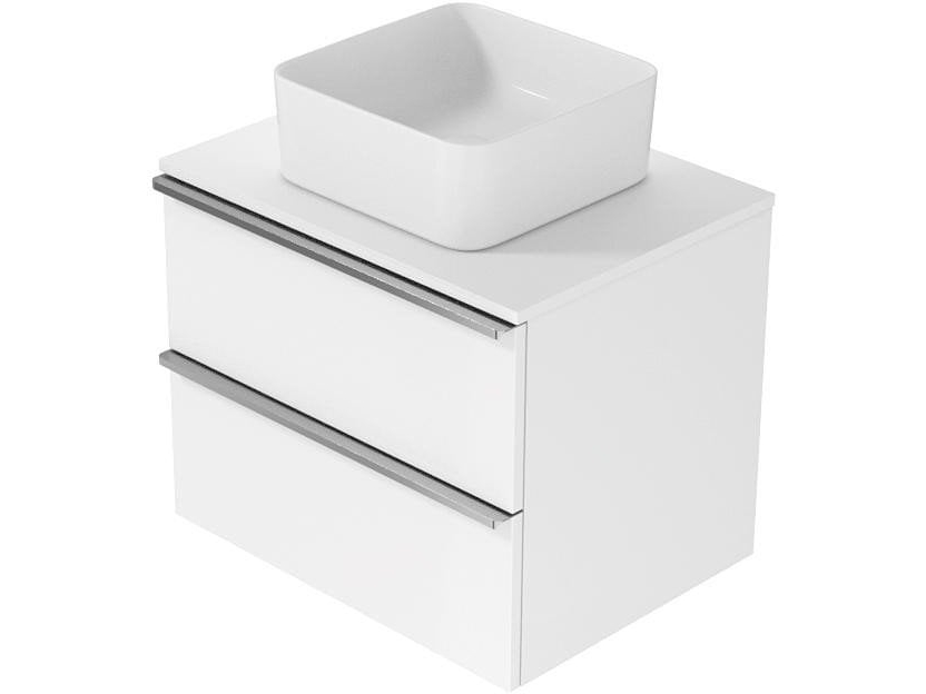 Cersanit S522-040 VIRGO 60 WHITE CABINET WITH CHROM ZMONT HANDLE // CER.VIRGO-BLAT-60-BIAŁA-UCH-CH