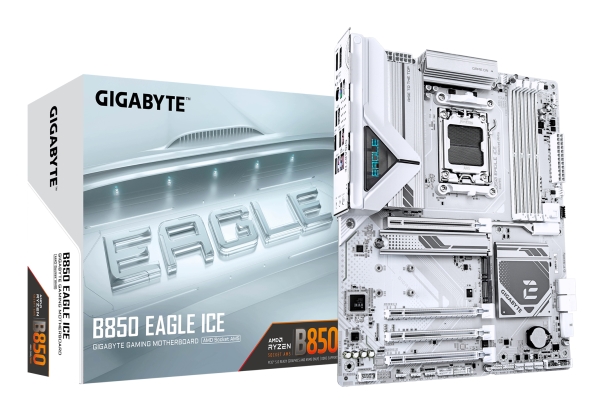 Gigabyte B850 Eagle Ice, Amd, Sokkel Am5, Amd Ryzen 7000 Series, Amd Ryzen 8000 Series, Amd Ryzen 9000 Series, Sokkel Am5, Ddr5-Sdram, 256 Gb