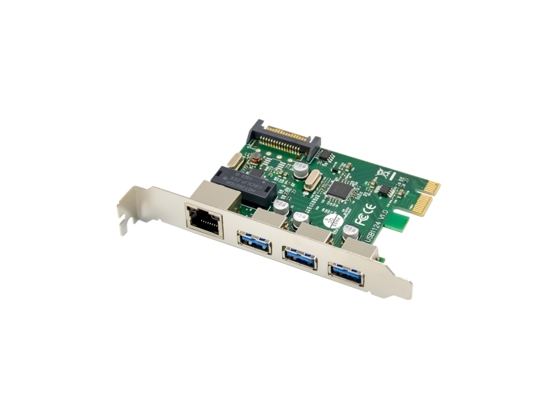 Inline 51125R, Ledningsført, Pci Express, Ethernet, 1000 Mbit/S