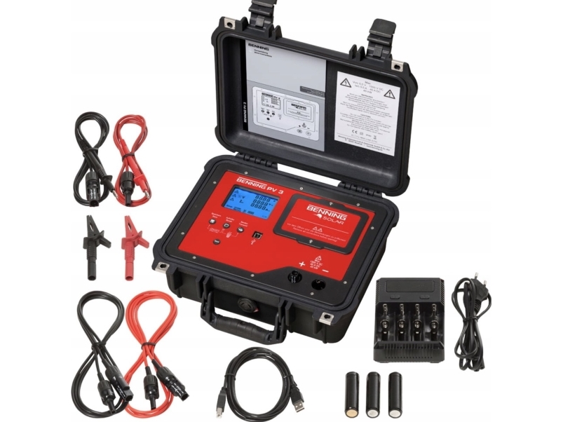 Benningin aurinkosähkömittari BENNING PV 3