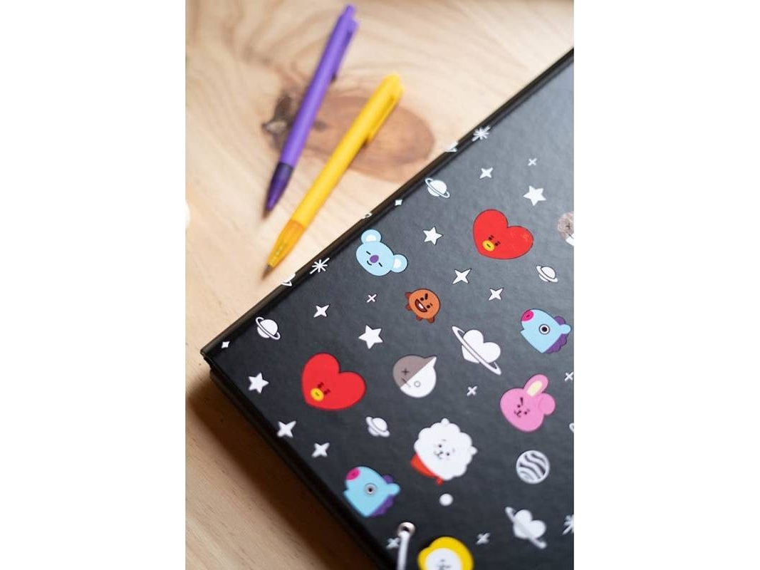Line Friends Bt21 - Folder / Teczka Z Gumką