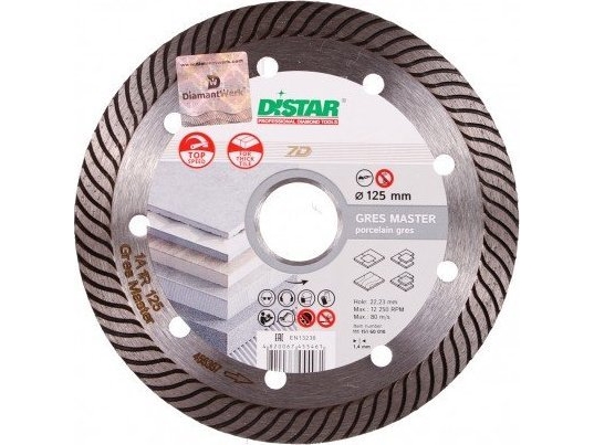 Distar 7D Gres Master 125Mm 1A1r Diamantscheibe - Steingut / Keramik