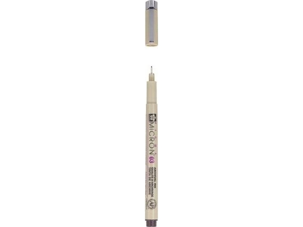 Bruynzeel Sakura Sakura Pigma 03 Micron Fineliner 0,35 Mm 49 Black