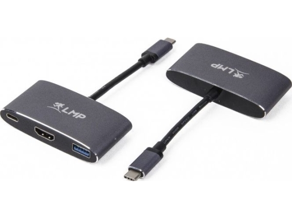 Lmp Usb-C Combo, Sort, Aluminium, 30 Mm, 108 Mm, 8 Mm, 46 G