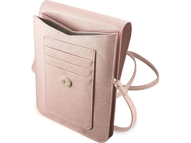 Guess Taske GUWBRSAVSPI lyserød Saffiano Script
