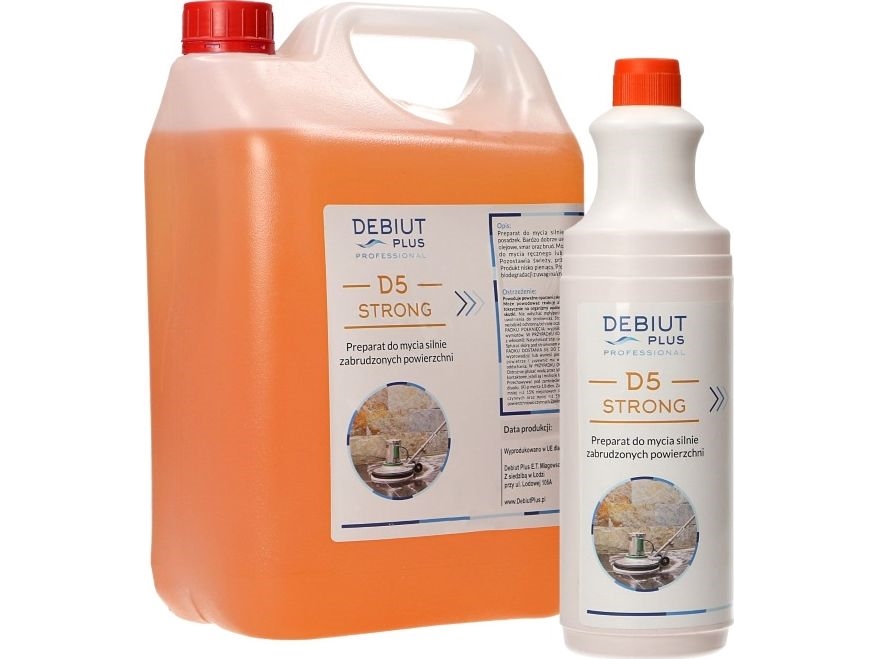 Debut Plus Professional Debut Plus Professional D5 Strong - Præparat Til Micing Af Meget Snavsede Overflader - 5 L