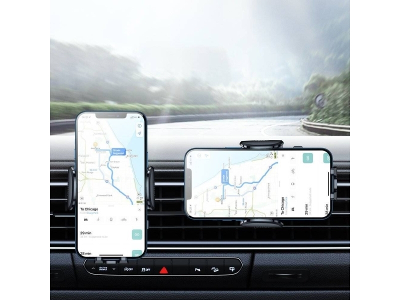 Automobilinis telefono laikiklis Joyroom JR-ZS259 (windshield) juodas