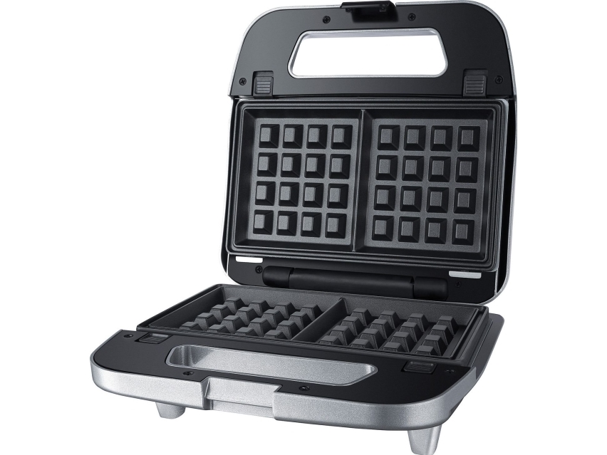 Tefal Sw7011 Snack Xl Sandwich Waffle Hvid / Sølv