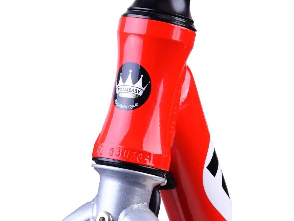 Royalbaby terrängcykel aluminiumram 12 tum röd (RO0130) | Utomhusleksaker - Gå / Löpande fordon - Balansskotrar | GameStuff