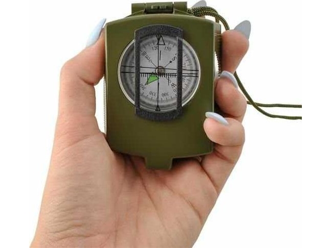 Iso Trade KM5717 militärkompass | Utomhus - Outdoor utrustning - Metalldetektorer och tillbehör | GameStuff