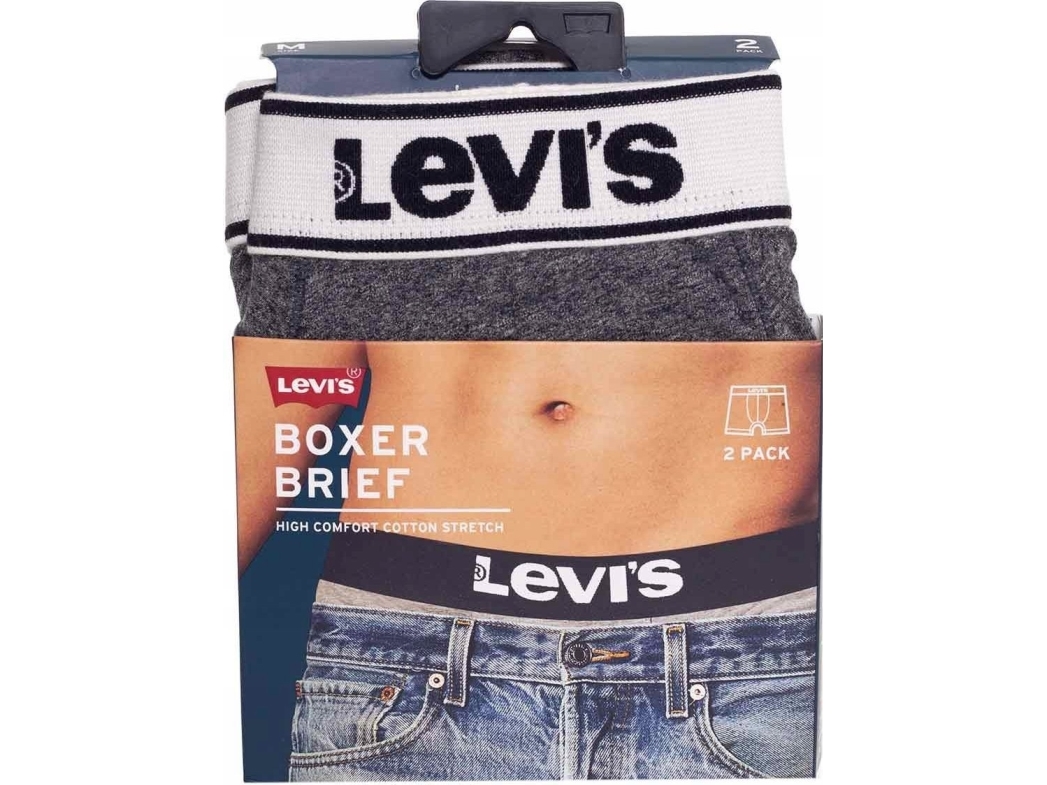 Levi`s Levi's Boxer 2 Pairs Briefs 37149-0398 szary M
