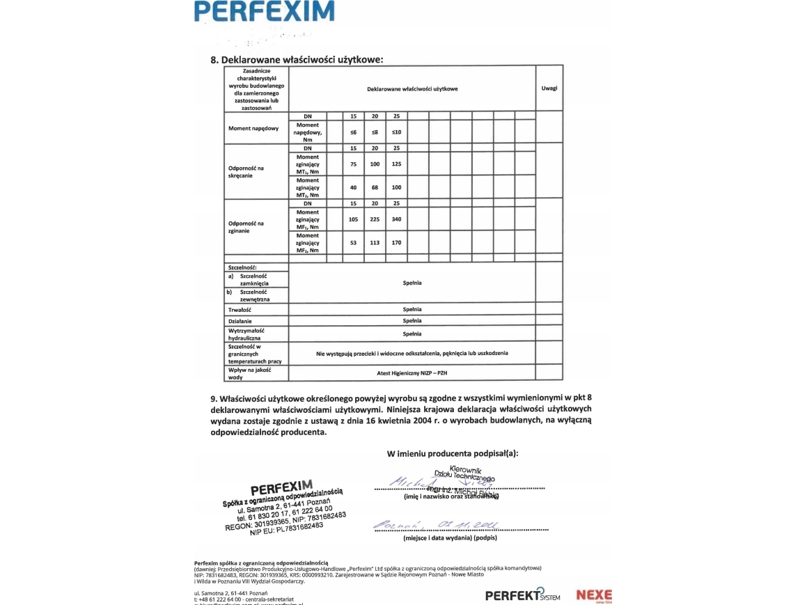 Perfexim 1410 Kugleventil Ii Pn10 G3 Ww
