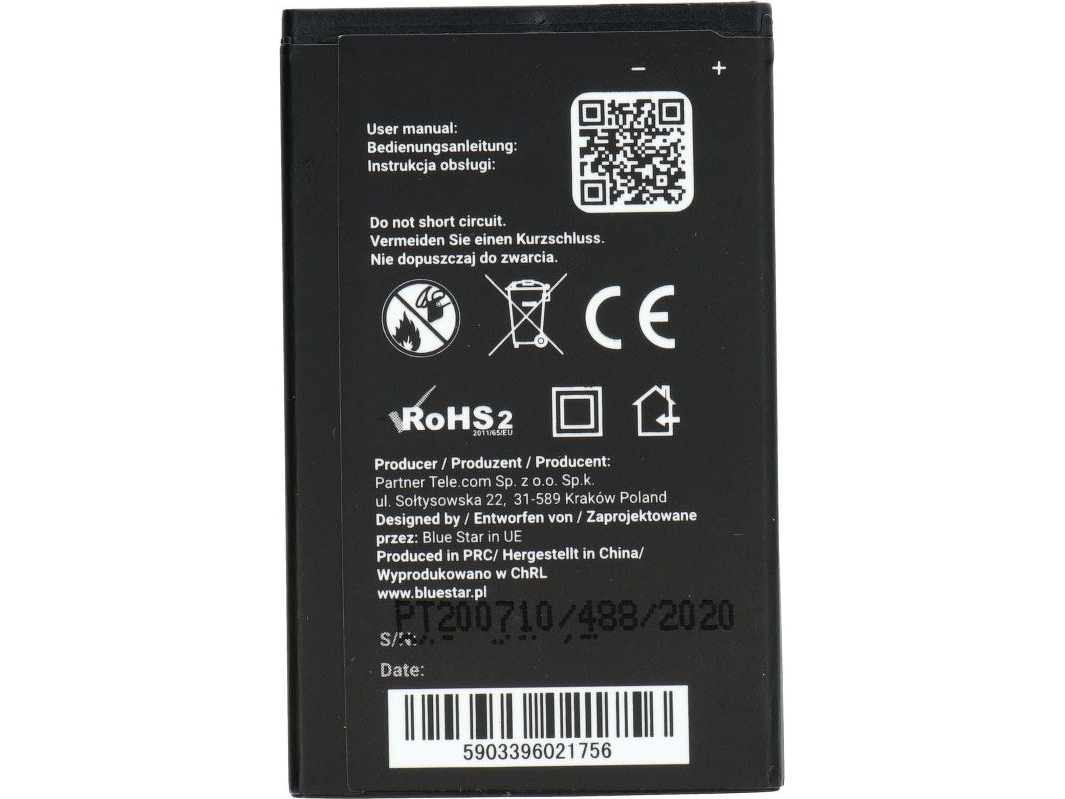 Partner Tele.com batteri til Nokia 3310 (2017) 230/225, 1200 mAh Li-Ion Blue Star