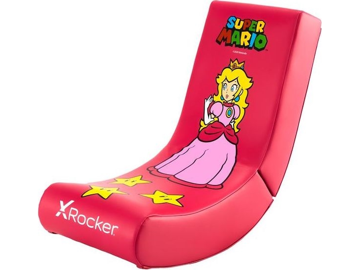 X Rocker X Rocker Armchair Officially Licensed Nintendo Video Rocker - Super Mario All-Star Collection Princess 2020097 Promo