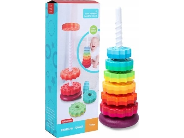 Bambam Bam Bam Pyramidenspielzeug In Farbiger Spirale Wb 24
