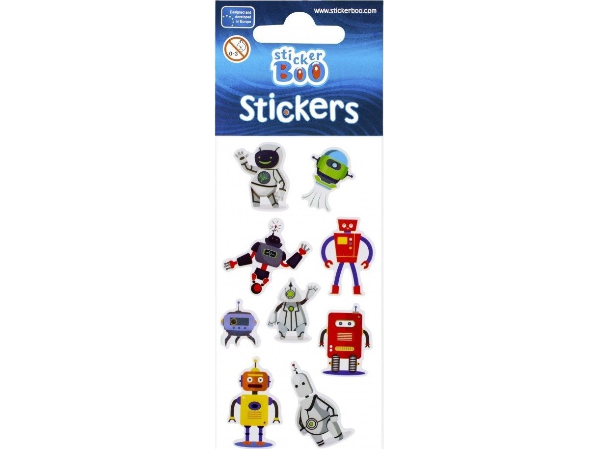 Stickerboo Sticker 66X180 S-Boo Robots Pbh 120/1800
