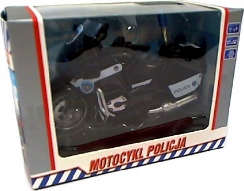 Hipo Motorcykel Politibil 13Cm Med Lys Og Lyd M1217u