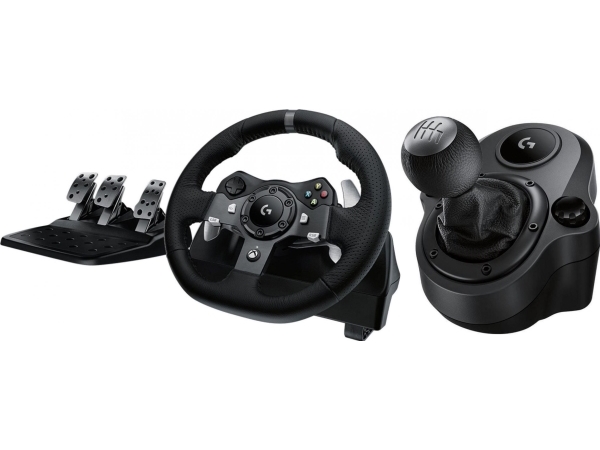 Logitech Lenkrad G920 Driving Force (941-000123) + Shifter G29, G920 Driving Force (941-000130)