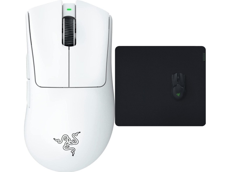 Razer Deathadder V3 Pro Maus (Rz01-04630200-R3g1) + Razer Gigantus V2 L Mauspad (Rz02-03330300-R3m1)