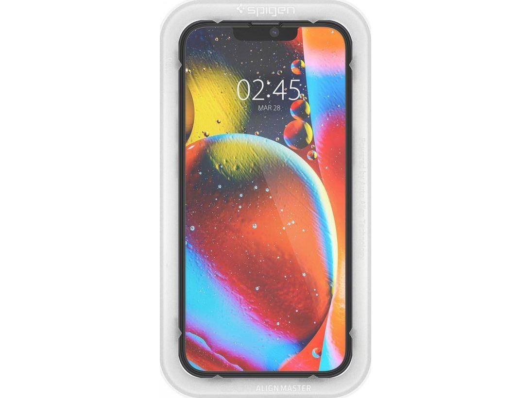 Spigen Agl03387, Cover, Apple, Iphone 13 / 13 Pro, 15,5 Cm (6.1"), Sort