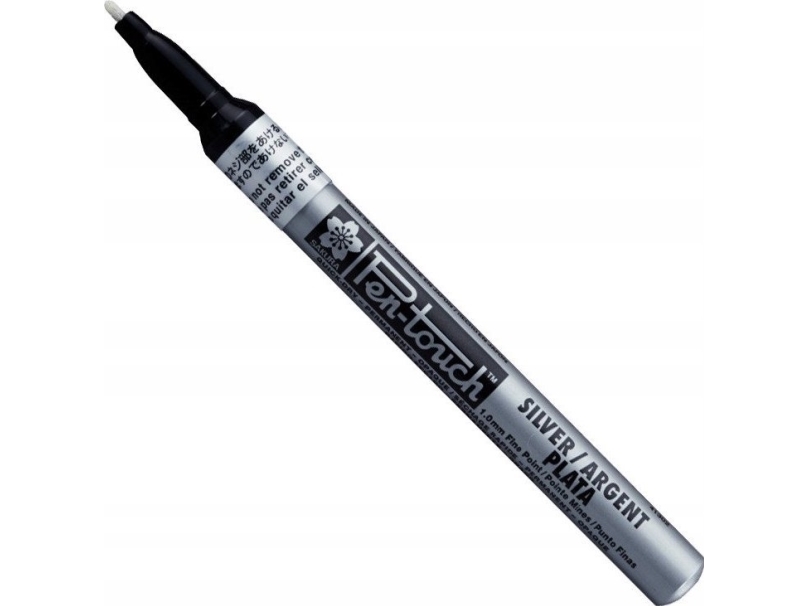 BRUYNZEEL SAKURA Pen-Touch fin liner 1,0 mm sølv