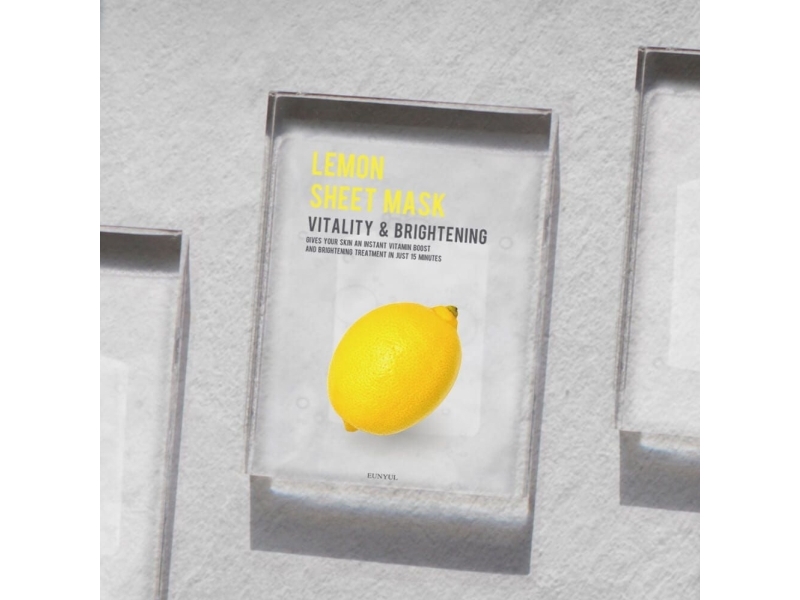 Eunyul_Sheet Mask Lemon Brightening Face Mask With Lemon 22Ml