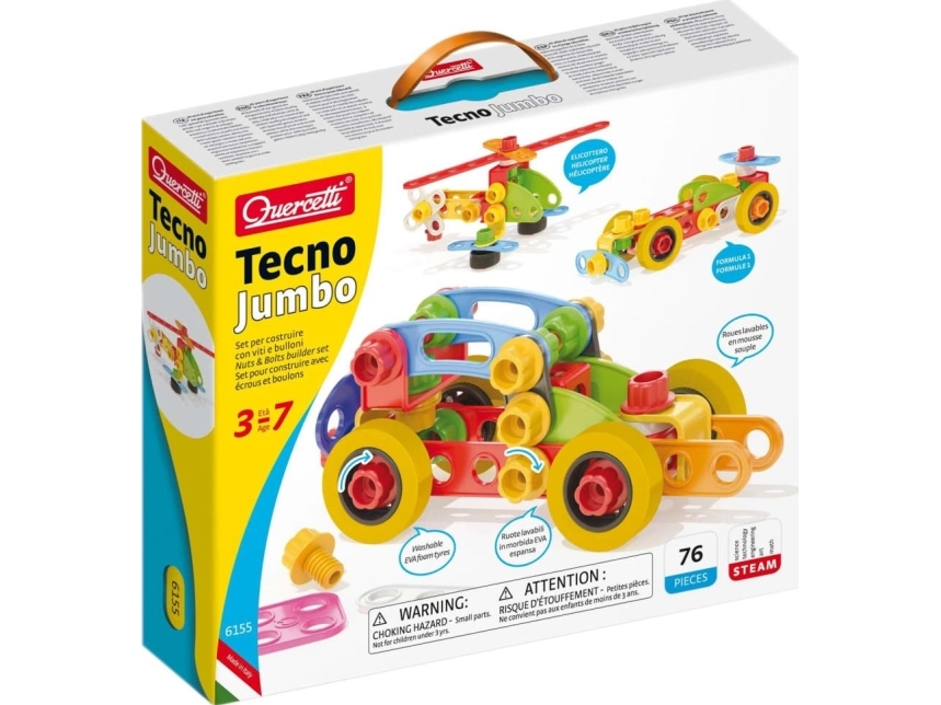 Quercetti 6155, Rakennuspakkaus, 3 vuosi/vuosia, 76 kpl