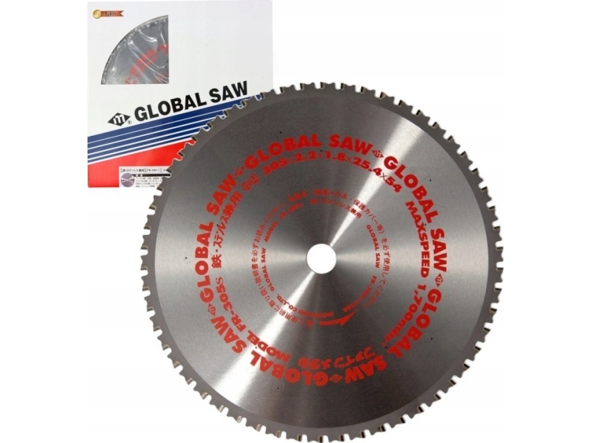 Global Saw Stålskærende Rundsavsklinge Global Saw 305 X 2,2/1,8 X 25,4Mm / 54Z Cermet