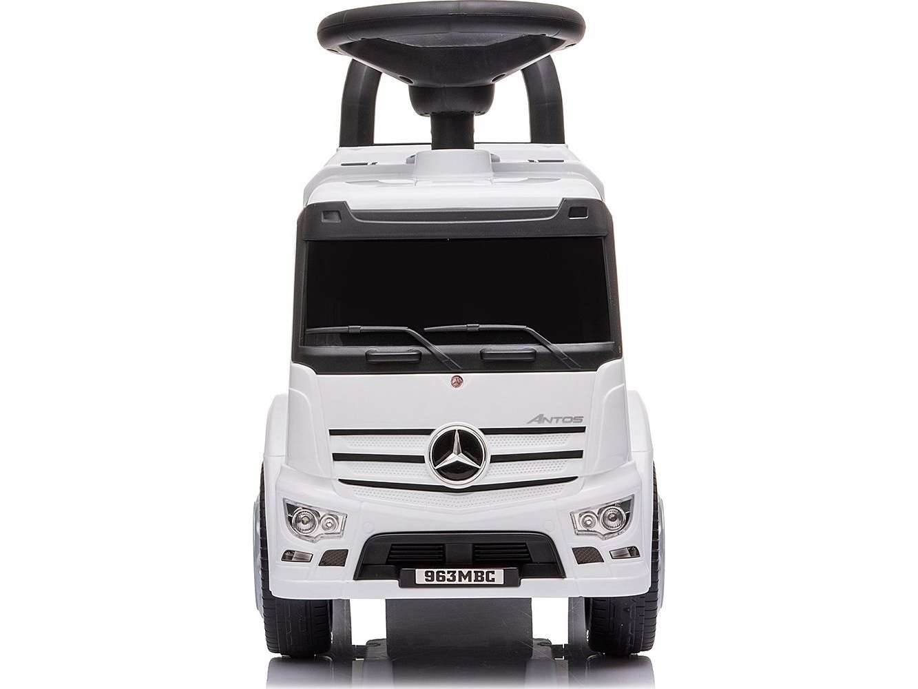 Vaikiškas dviratis su garsu Mercedes Milly Mally ANTOS baltas