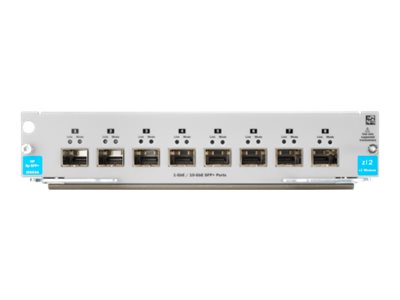 Hpe - Erweiterungsmodul - Gigabit Ethernet / 10 Gigabit Sfp+ X 8 - Für Hpe Aruba 5406R 16-Port Sfp+, 5406R 8-Port 1/2.5/5/10Gbase-T Poe+ / 8-Port Sfp