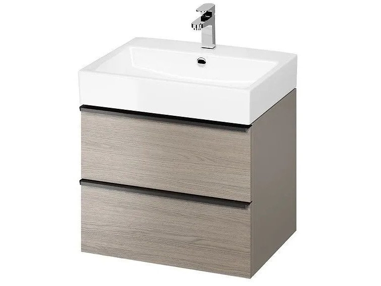 Cersanit S522-021 Virgo 60 Szara Uchw Czarny Zmontka Szafka Podumwalkowa // Cer.Virgo-60-Szara-Uch-Cz