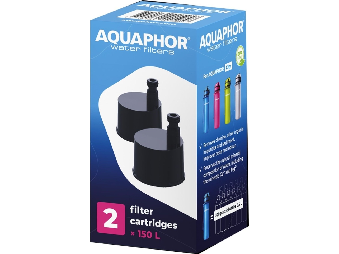 AQUAPHOR 4744131015958, 2 styck, Aquaphor, Vattenfilterpatron | Köksutrustning - Vattenfiltrering - Vattenfiltreringskanna | GameStuff