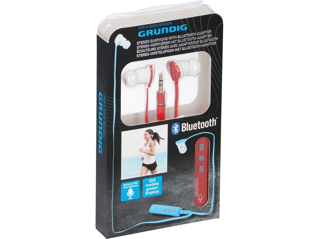 Grundig In-Ear Headphones With Bluetooth Adapter